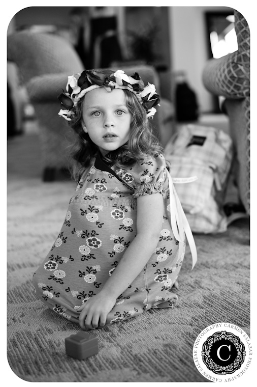 beautiful flower girl photography