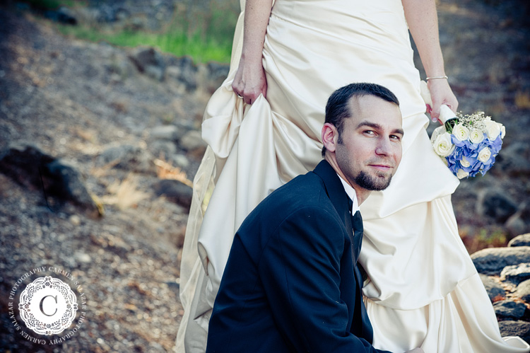 Sacramento wedding photographer photographs a ceremony at Catta Verdera