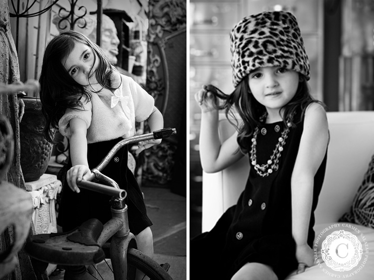 elegant child portraits at Fringe Boutique