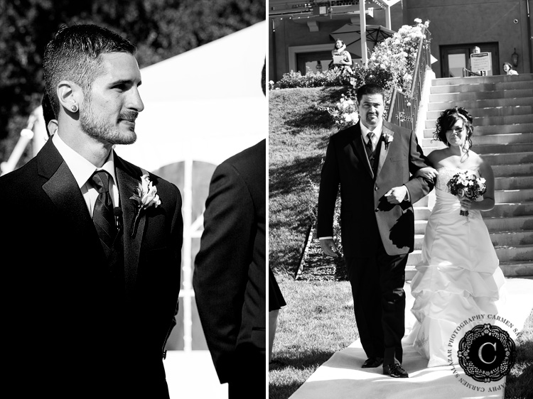 Sacramento Wedding Photographer photographs a ceremony at Le Rivage