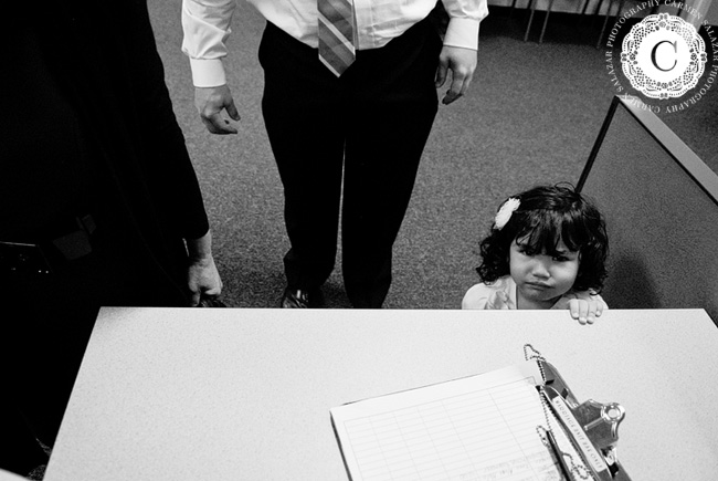 adorable daughter of the bride photo