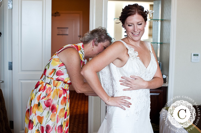 gorgeous wedding dress at La Provence