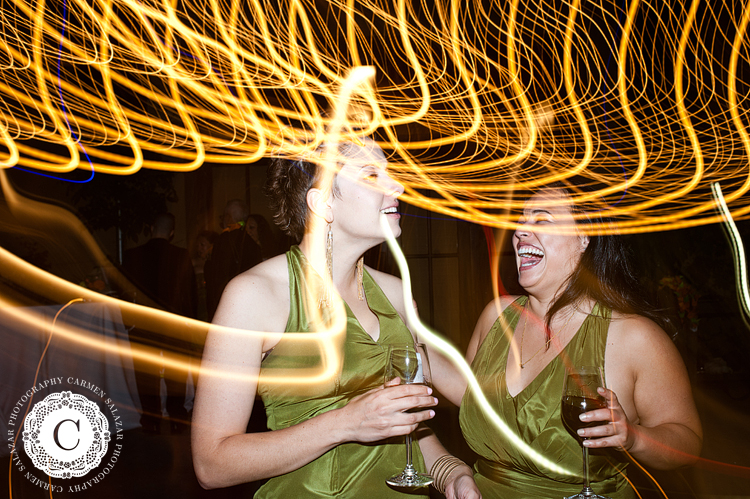 funky bridesmaid photo