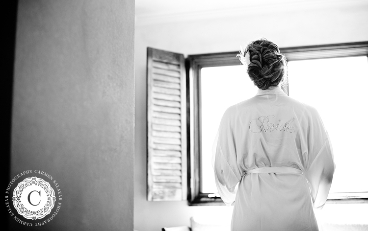 pretty bridal robe