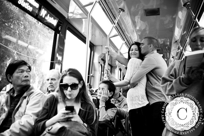 quirky San Francisco engagement photos