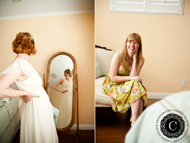 bride with bridesmaid