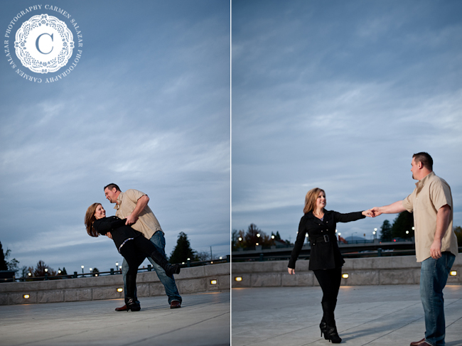 silly engagement pics