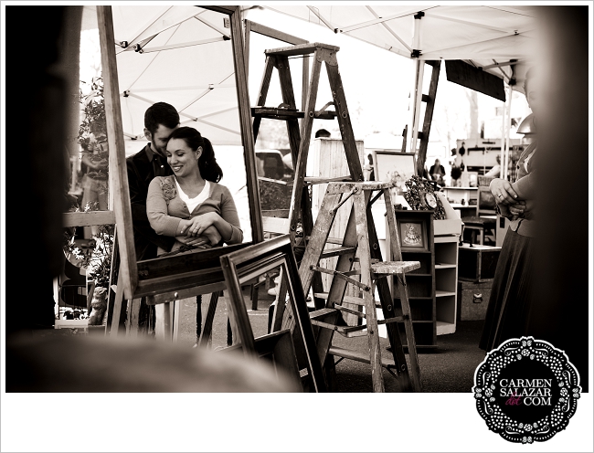 thrift store engagement session thrift store engagement session