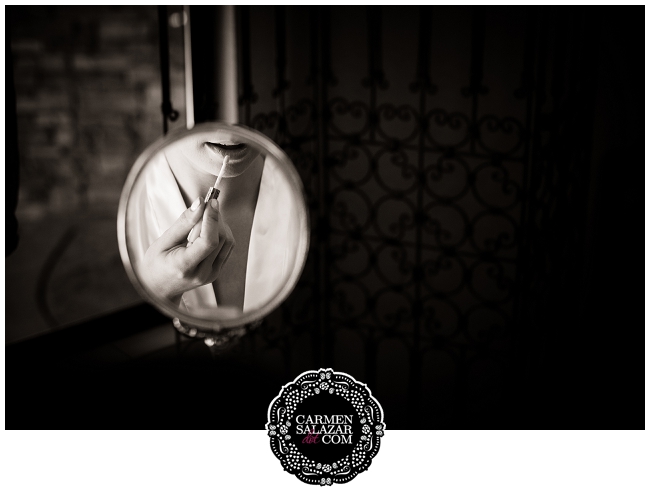 Personal bridal makeup portrait