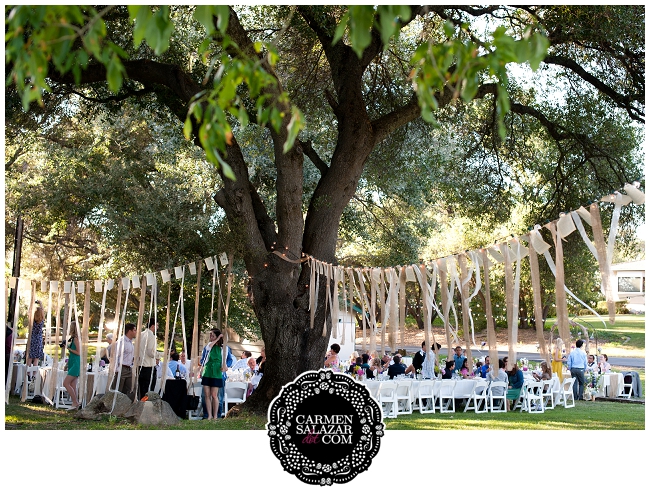 DIY wedding ceremony decorations