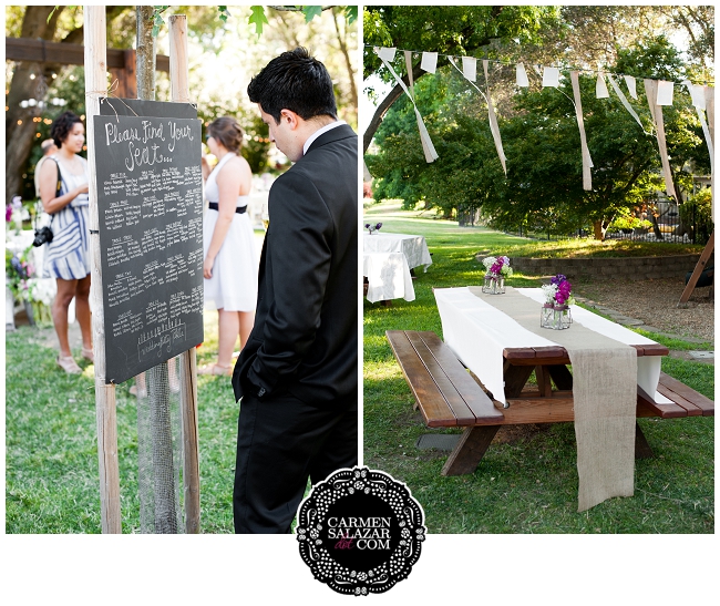 Crafty wedding ceremony photos