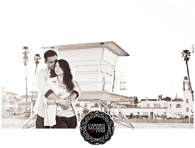 beach engagement pictures