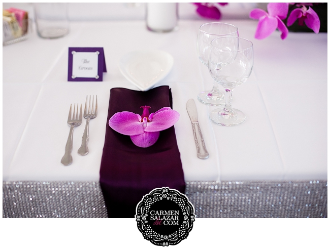 Sparkly wedding detail photo