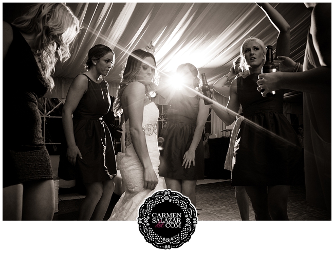 bride dancing at wedding Grand Island Mansion