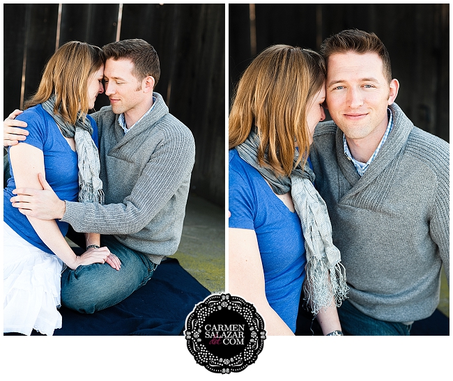 casual engagement session in Livermore