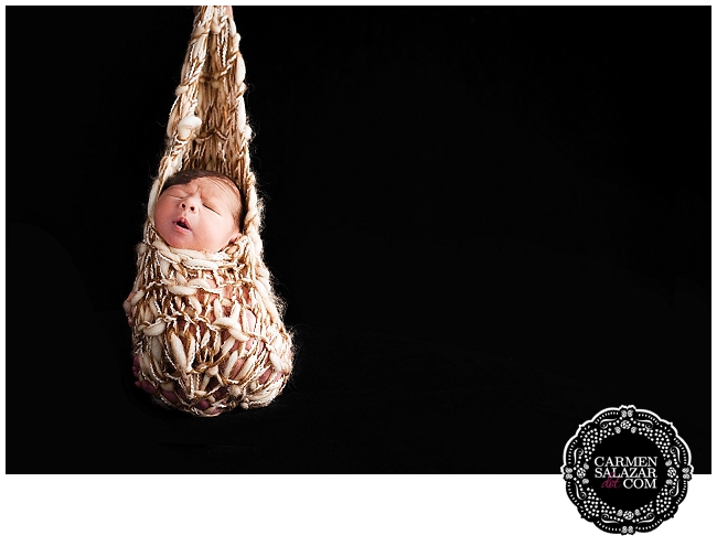 creative newborn photos in Sacramento