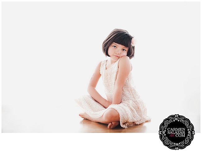 cute little girl portrait