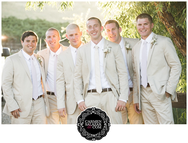 Taber Ranch Groomsmen Photo