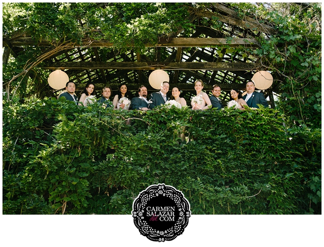 Fun Wedding Party Picture