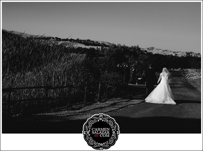 Cute Black and White Bride and Groom Picture