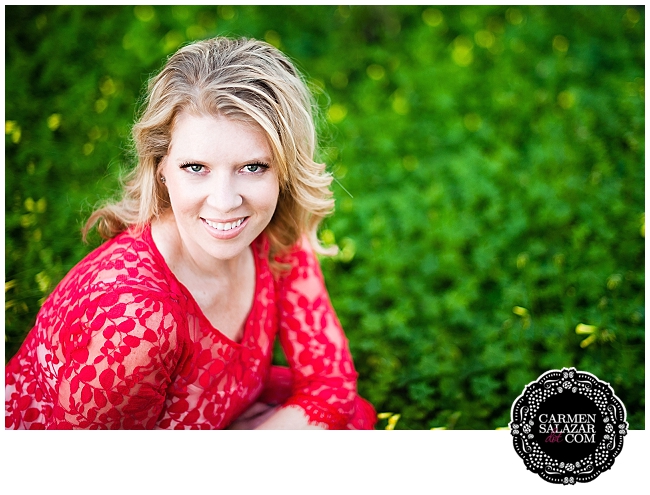 dramatic outdoor portrait
