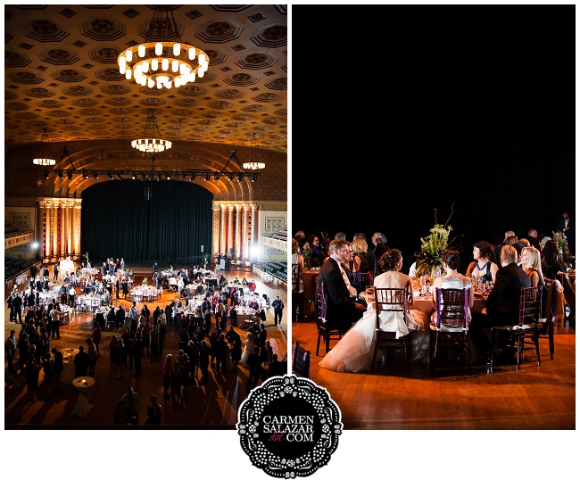 large wedding reception