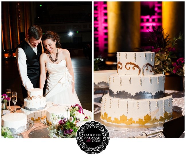 regal wedding cake design