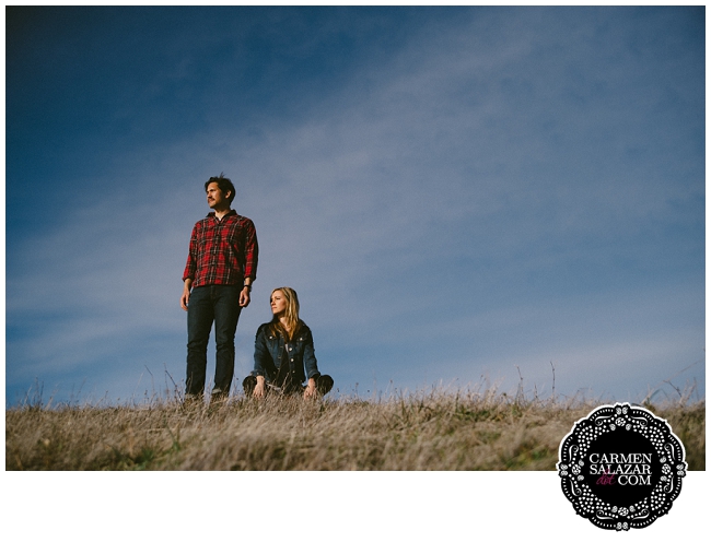 outdoor engagement session