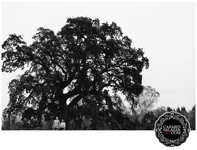 Outdoor fun engagement photos