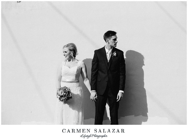 creative black and white wedding photography