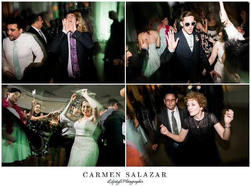 fun wedding reception photos of dancing