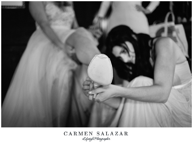 Outdoor-Art-Club-Wedding- unique bride getting ready photo