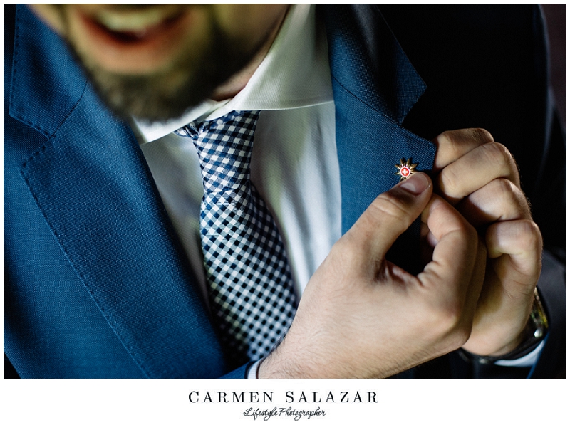 Outdoor-Art-Club-Wedding- grooms suit detail photo
