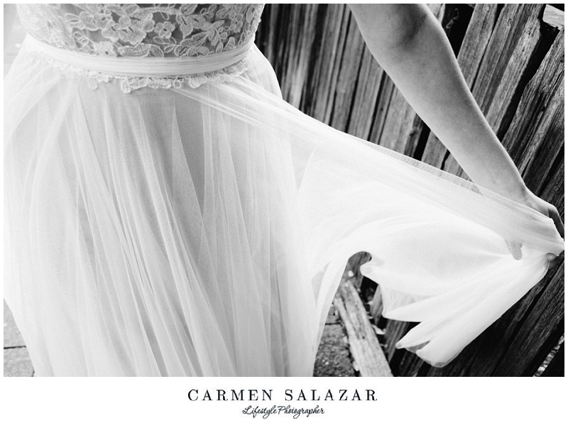 Outdoor-Art-Club-Wedding- BHLDN wedding gown dress detail photo