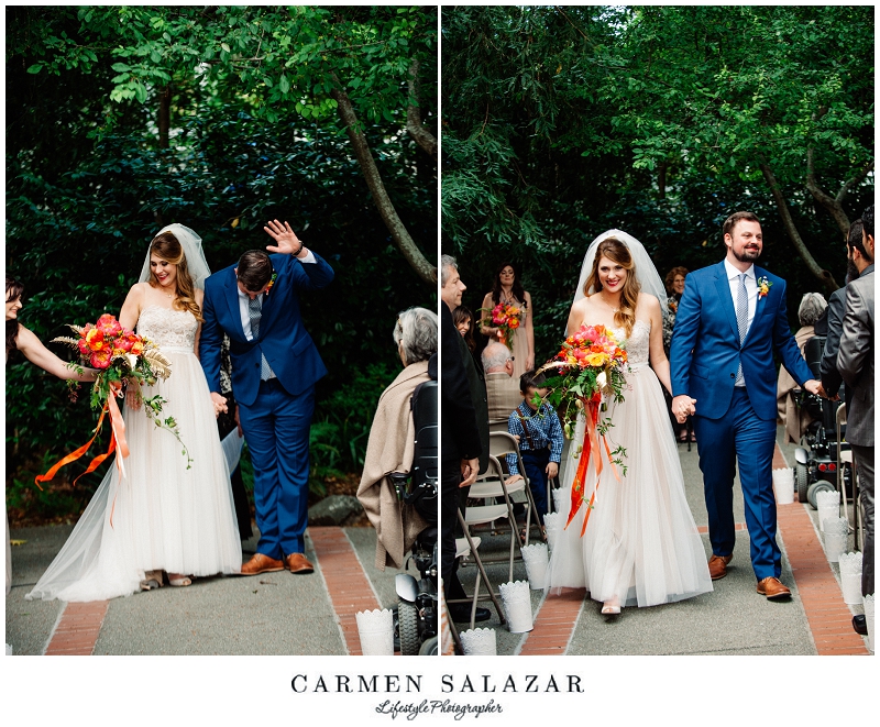Outdoor-Art-Club-Wedding- happy bride and groom photo
