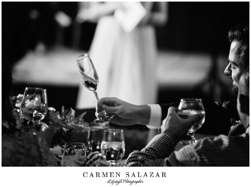 Outdoor-Art-Club-Wedding-wedding toast detail photo