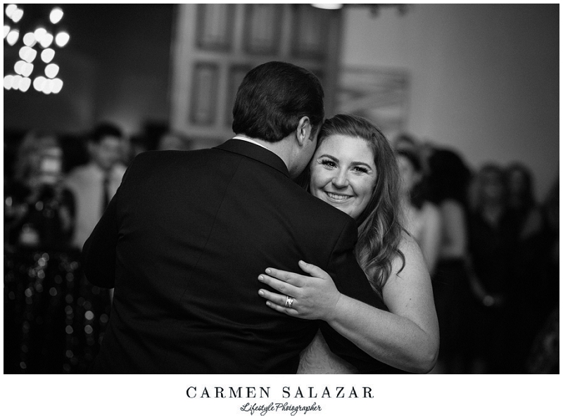 First dance photo with happy bride First dance photo with happy bride