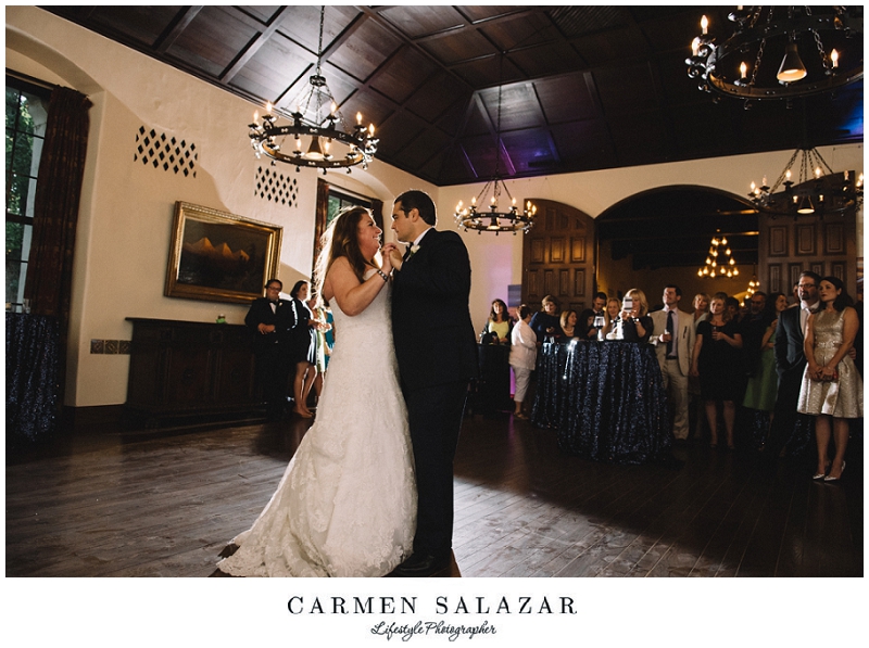 First dance picture at a Sutter Club reception by Carmen Salazar First dance picture at a Sutter Club reception by Carmen Salazar