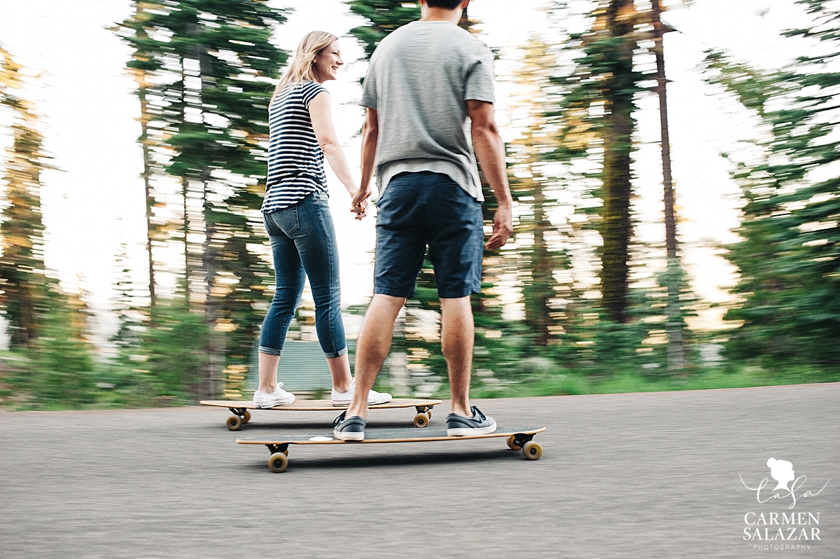 Cute longboard engagement session inspiration - Carmen Salazar Cute longboard engagement session inspiration - Carmen Salazar