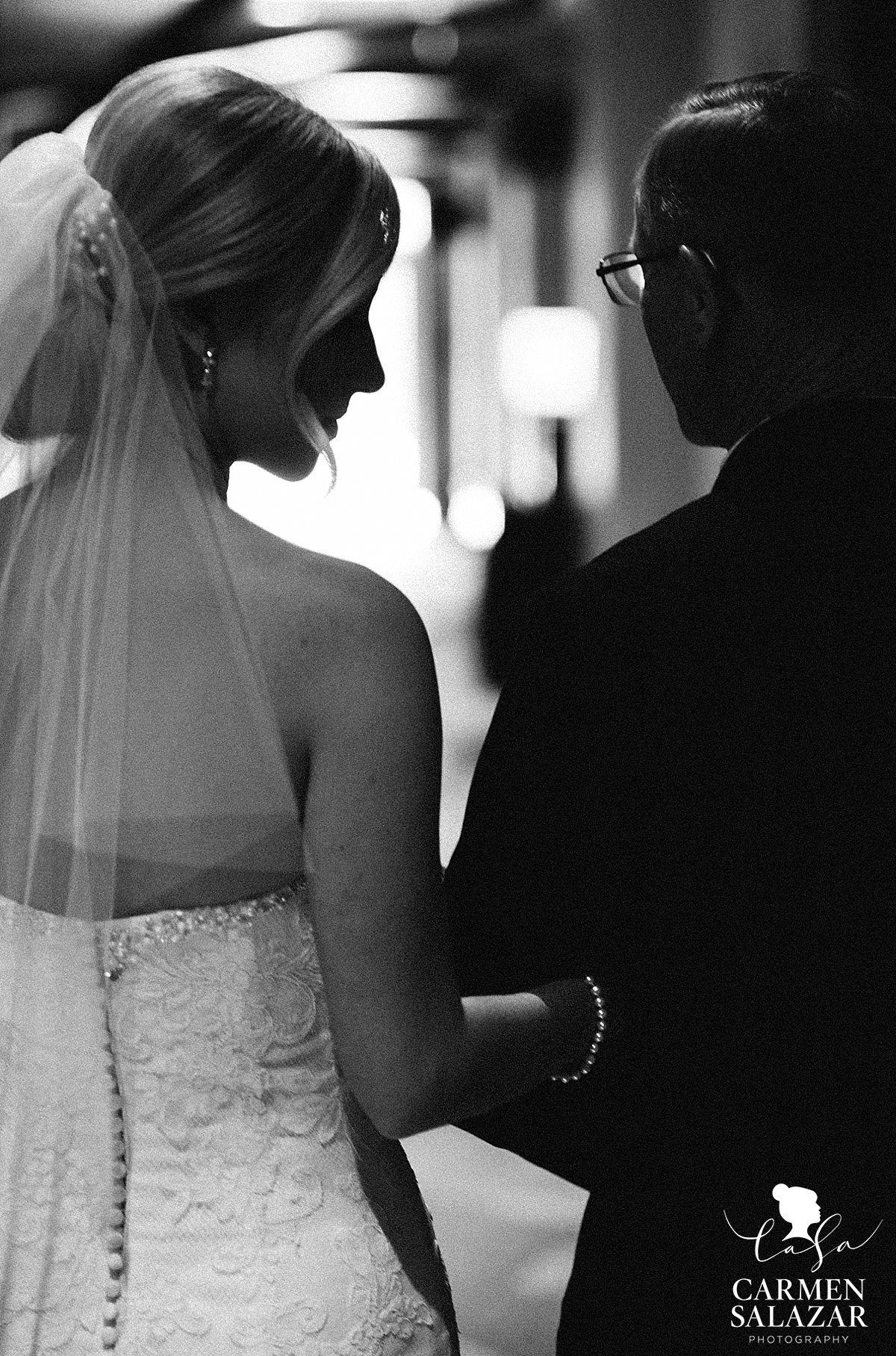 Intimate walking down the aisle perspective - Carmen Salazar Intimate walking down the aisle perspective - Carmen Salazar
