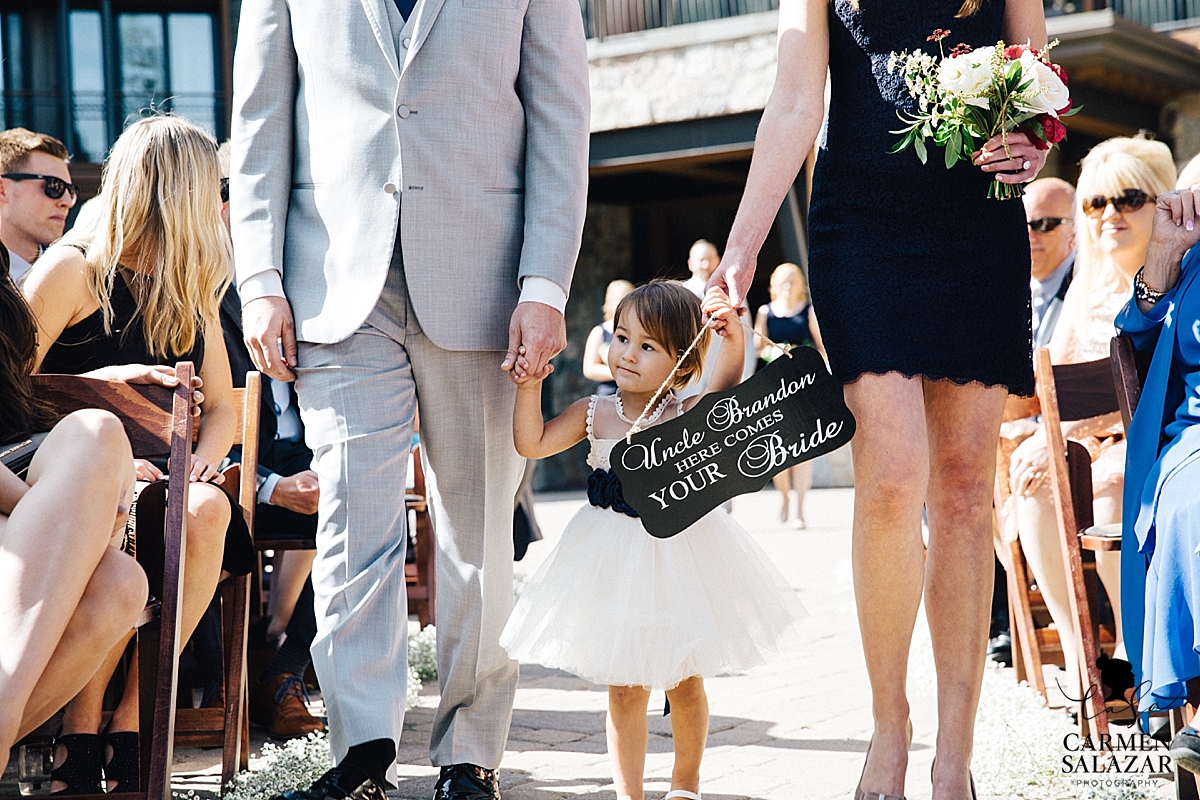 Personalized flower girl sign - Carmen Salazar Personalized flower girl sign - Carmen Salazar