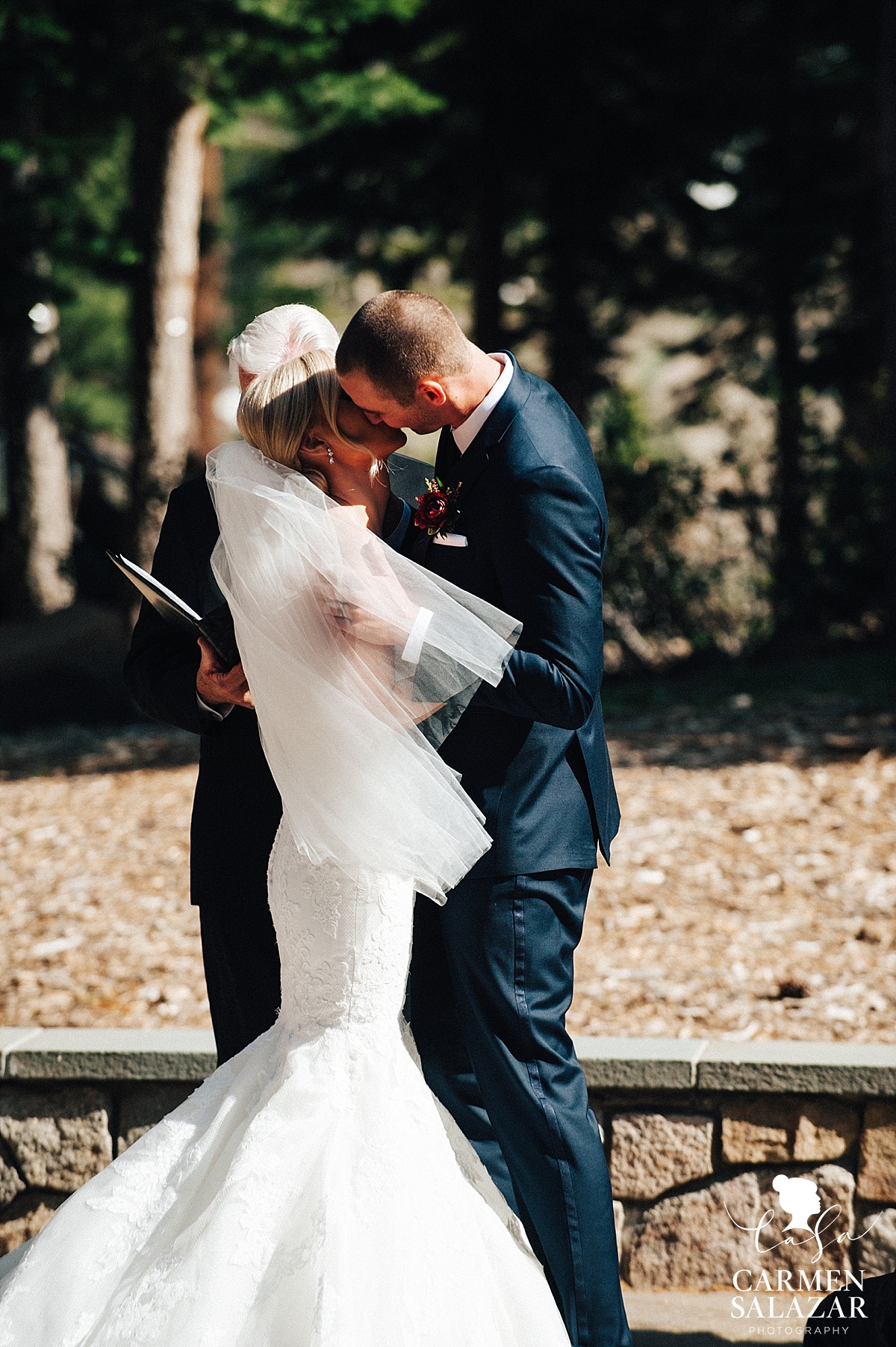 Romantic Tahoe wedding ceremony - Carmen Salazar Romantic Tahoe wedding ceremony - Carmen Salazar
