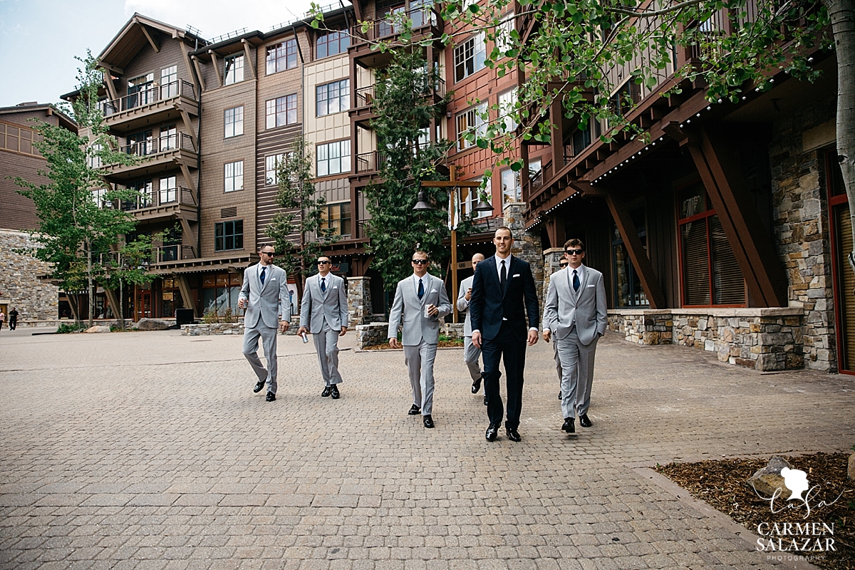 Cool groomsmen at Northstar Tahoe - Carmen Salazar Cool groomsmen at Northstar Tahoe - Carmen Salazar