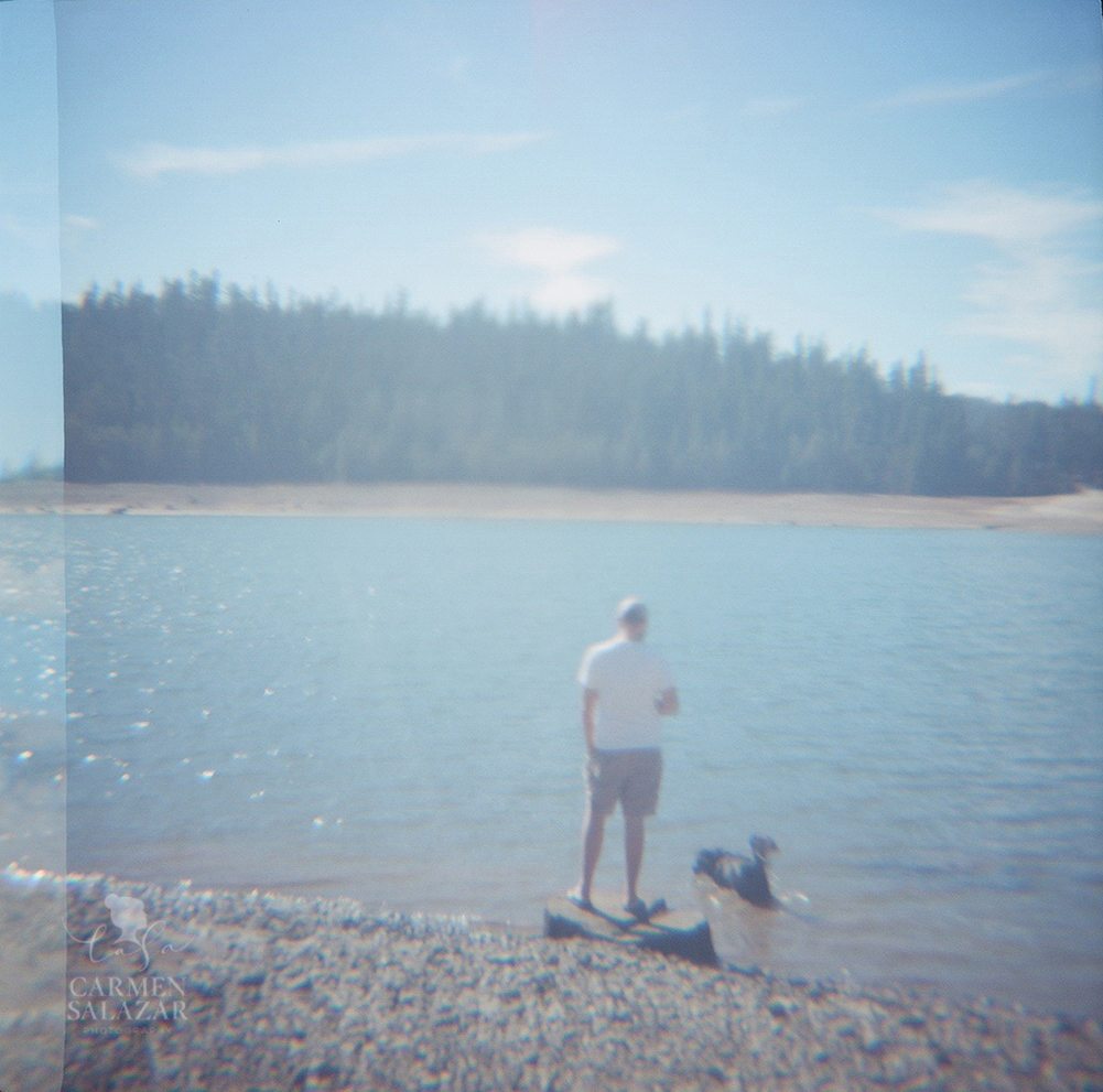Little Grass Valley Reservoir photo with Diana Camera Little Grass Valley Reservoir photo with Diana Camera
