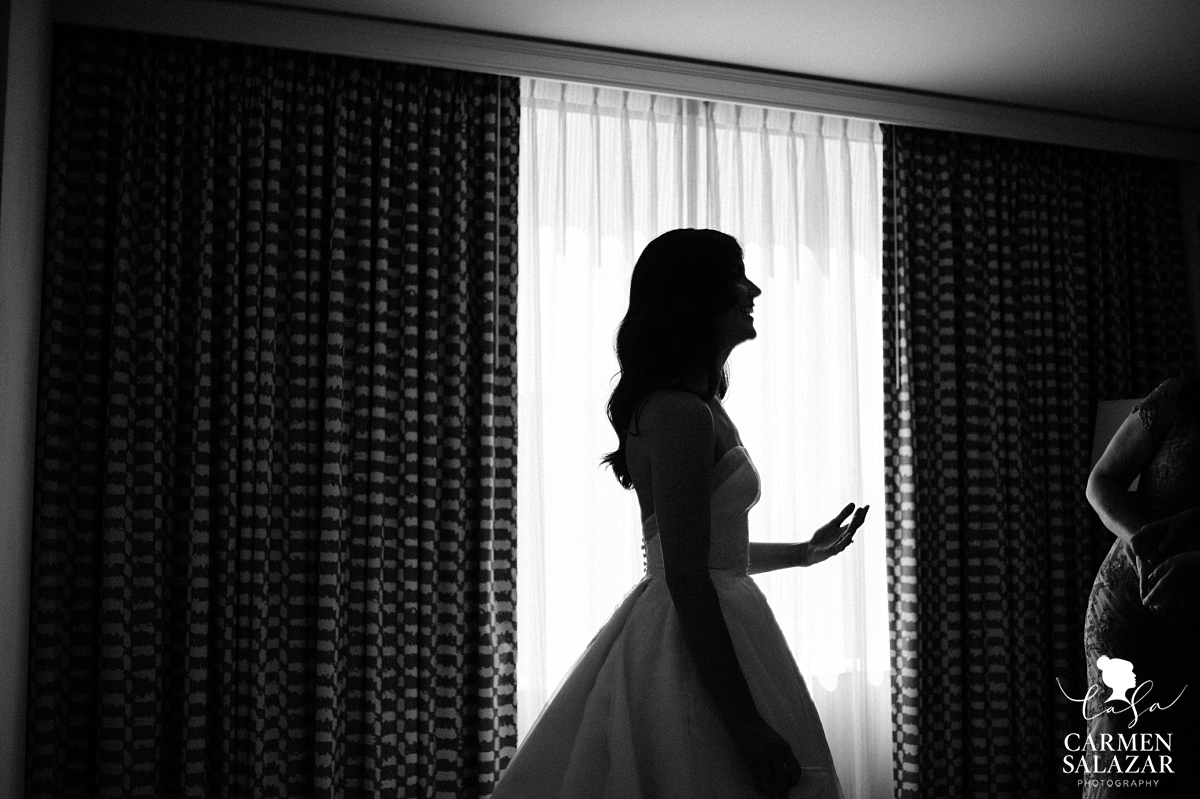 Dramatic bridal getting ready portraits - Carmen Salazar Dramatic bridal getting ready portraits - Carmen Salazar