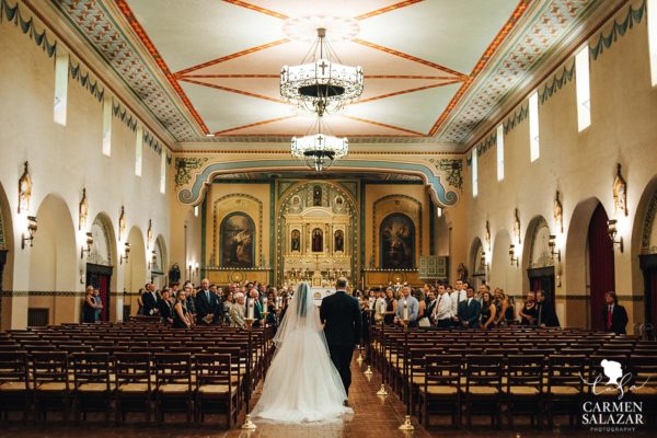 Classic Santa Clara Mission Summer Wedding