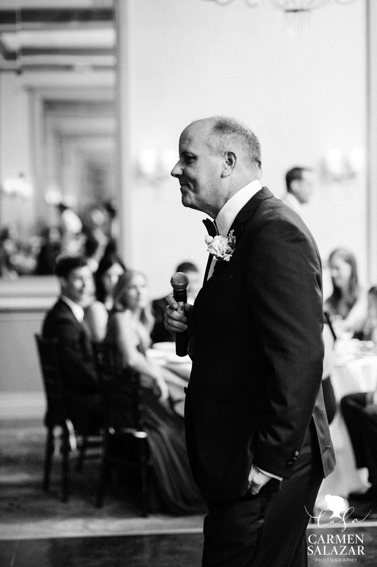 Father of the bride giving emotional speech - Carmen Salazar Father of the bride giving emotional speech - Carmen Salazar