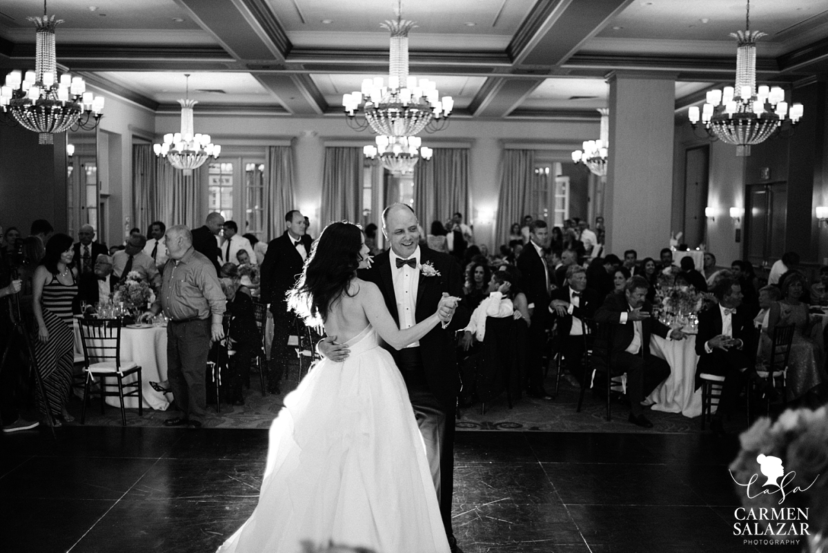 Classic bride and father dance at Westin - Carmen Salazar Classic bride and father dance at Westin - Carmen Salazar