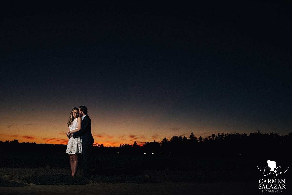 Playful Outdoor Sunset Engagement Photography - Carmen Salazar Playful Outdoor Sunset Engagement Photography - Carmen Salazar