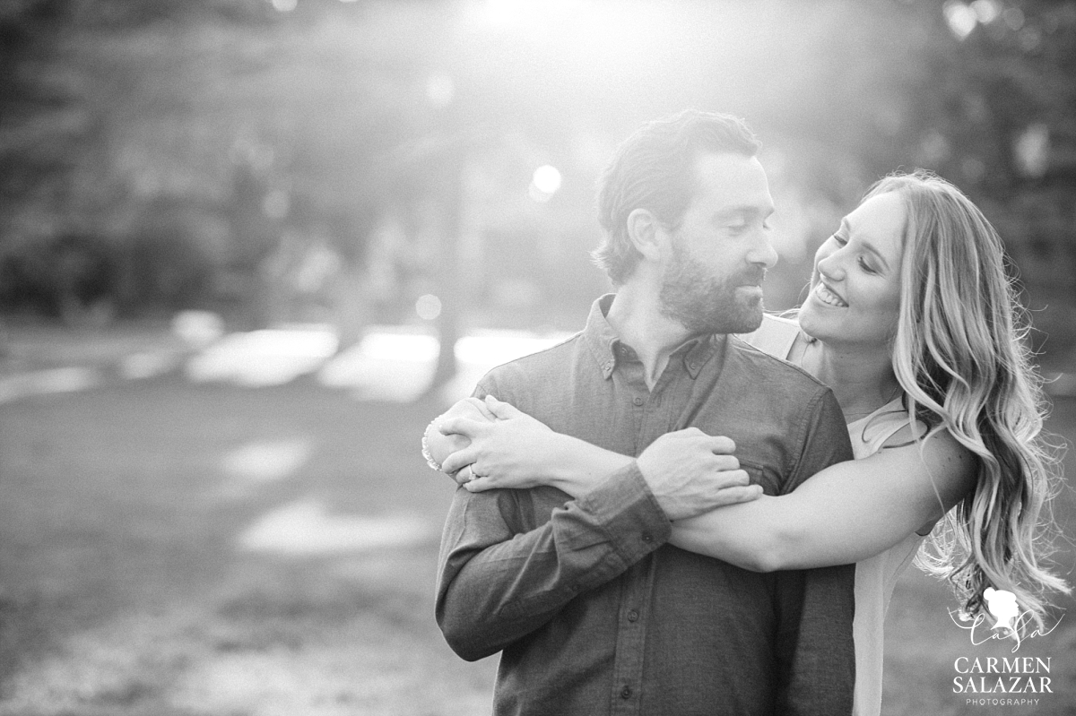 Black and White Davis Engagement Photography - Carmen Salazar Black and White Davis Engagement Photography - Carmen Salazar